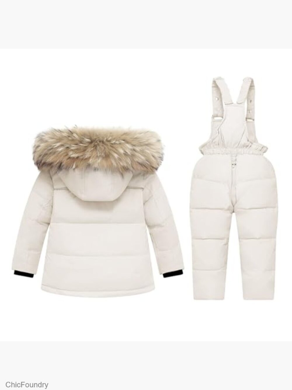 Toddler Snow Suit Winter Coat and Pants Set 2-Piece Outdoor Play - Picture 2 of 5